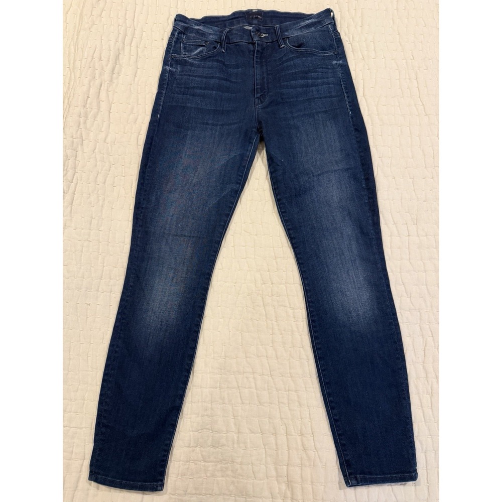 Mother High Waisted Looked Ankle Women's Blue Jeans Size 28